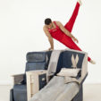  Body In Flight (American), 2011<br>poplar over steel frame<br>48x96in<br>Photo courtesy of the 54th Venice Biennale<br><br>Allora & Calzadilla