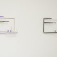 Christopher Grimes, 2013<br>steel, paint<br>various dimensions<br><br>Waltercio Caldas
